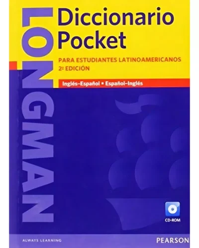 Longman Diccionario Pocket Latinoamericano + Cd-rom (2da. Edición) Inglés - Español / Español - Inglés - Editorial Pearson - Tapa Blanda